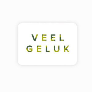 Ansichtkaart || VEEL GELUK