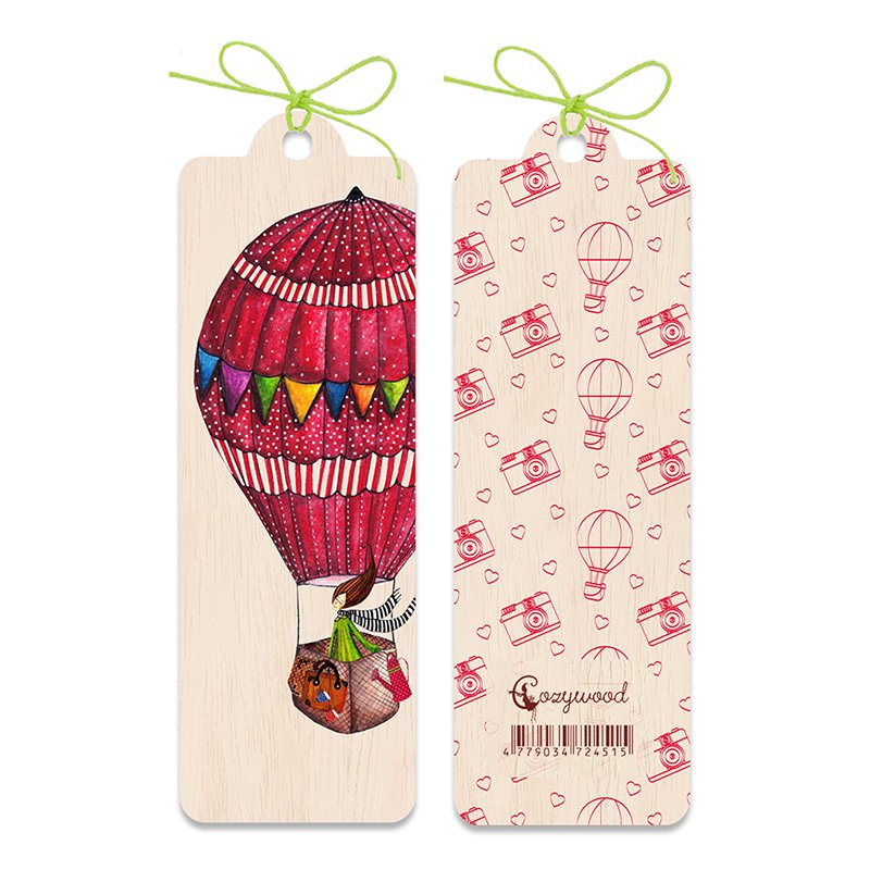 Fly Away Wooden Bookmark