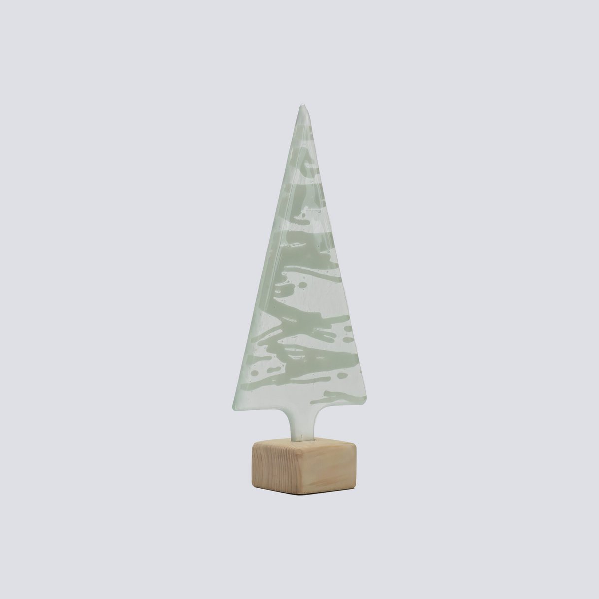 Xmas Tree Medium 8.5x18 White Garlands