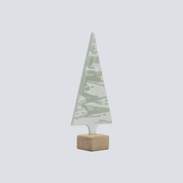 Xmas Tree Medium 8.5x18 White Garlands