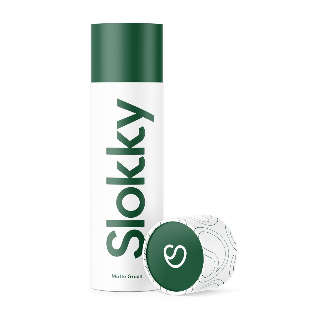Slokky Matte Green Bottle - 500ml