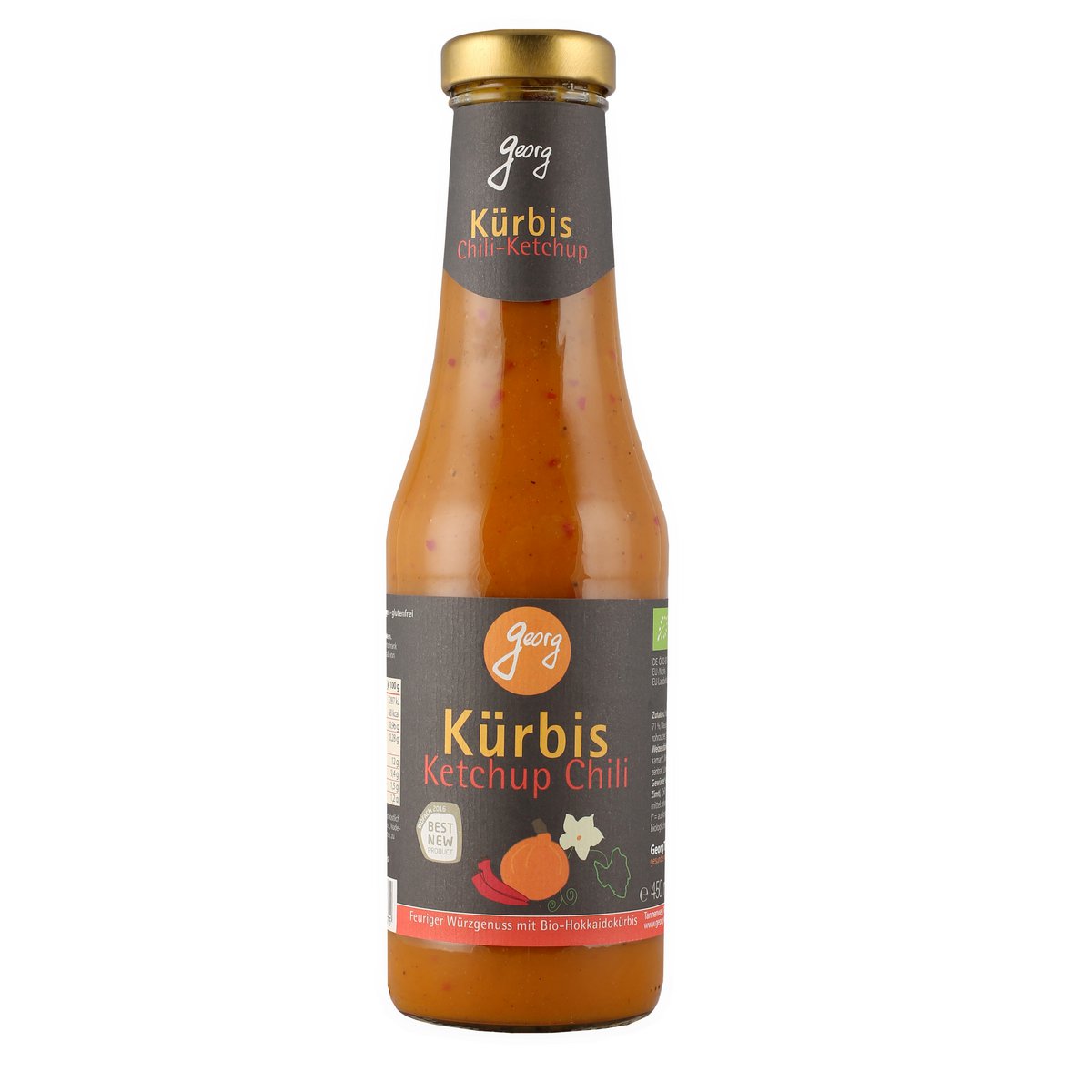 Chili ketchup à la citrouille bio 450 ml