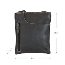 Sac à bandoulière en cuir - Sac à bandoulière en 3 couleurs différentes
