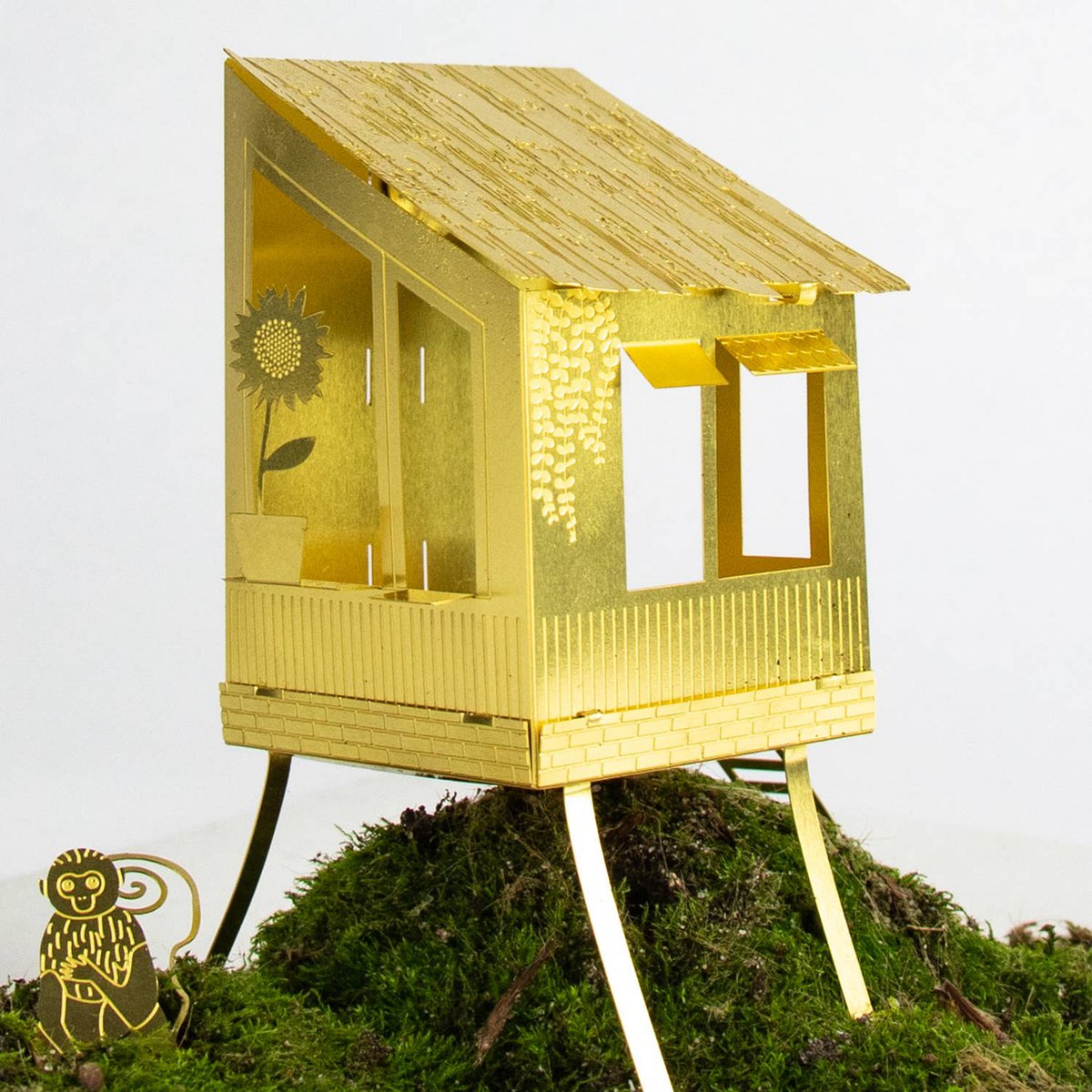 Winziges Baumhaus für Ihre Pflanzen