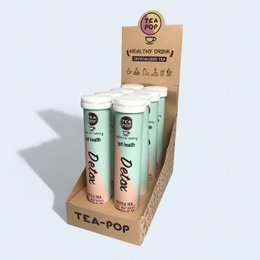 Detox brændenælde te-pop, hurtigbrygget gourmet-te (8-pak bakke)