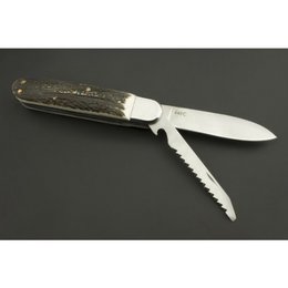 ED MAHONY Wildlife Duo zakmes, hert handvat, 440C