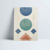 Postkarte // »Merry Christmas« Geometric gold