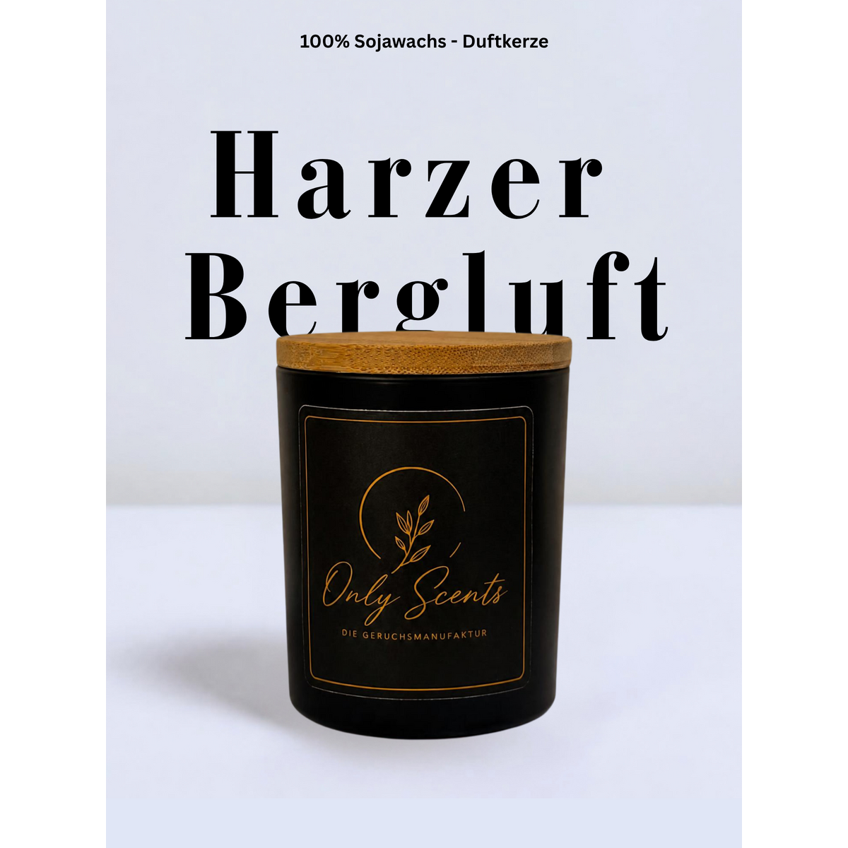 Duftkerze „Harzer Bergluft“ – Frisch & belebend