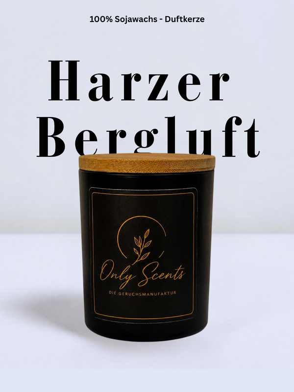Duftkerze „Harzer Bergluft“ – Frisch & belebend