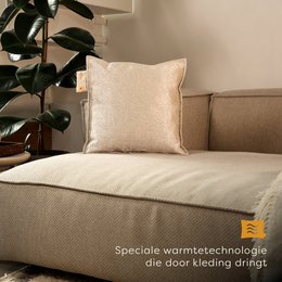 Pleafs® Warmtekussen Boho 45x45cm Dark Vanilla