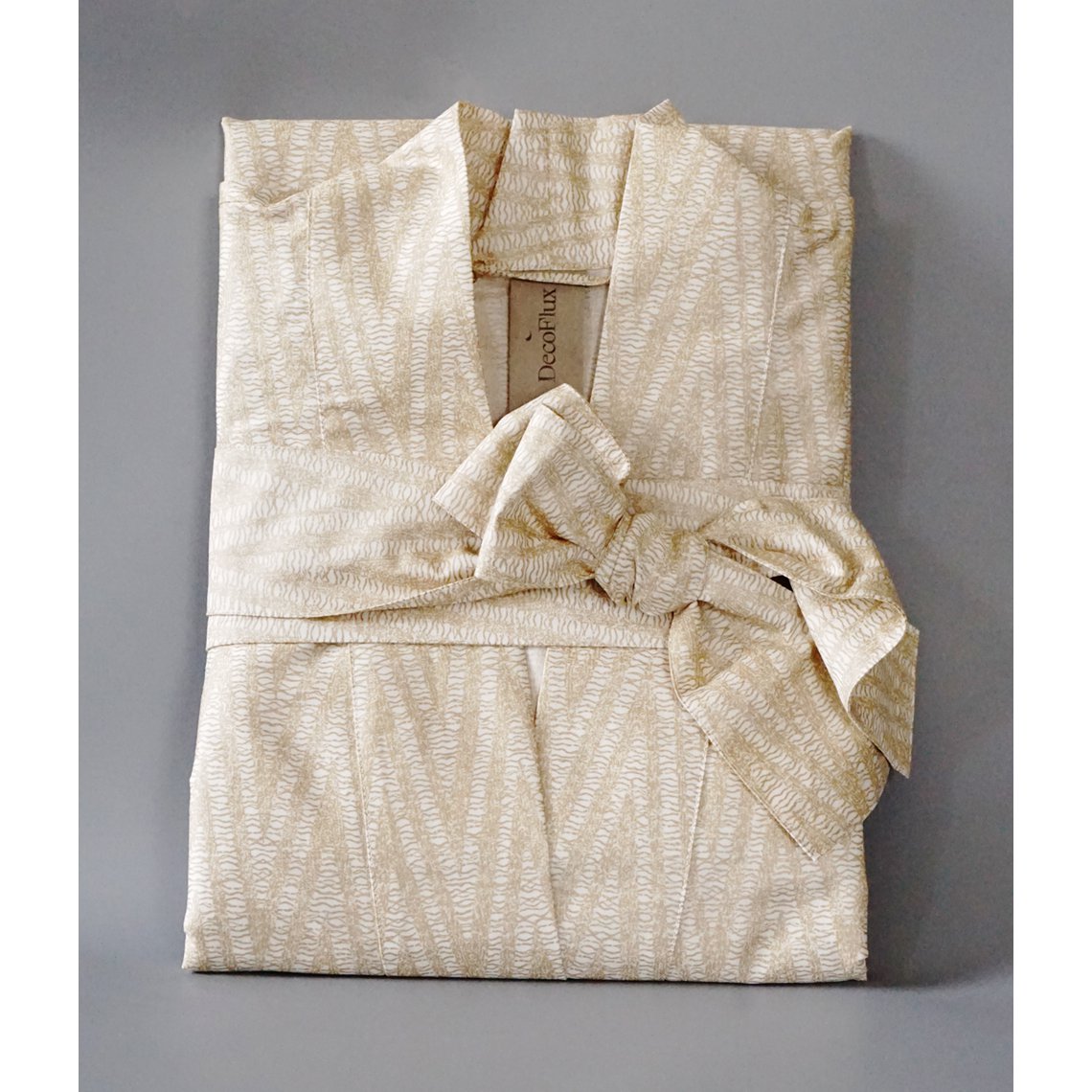Albornoz kimono satén Twist Gold