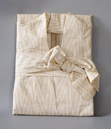 Albornoz kimono satén Twist Gold