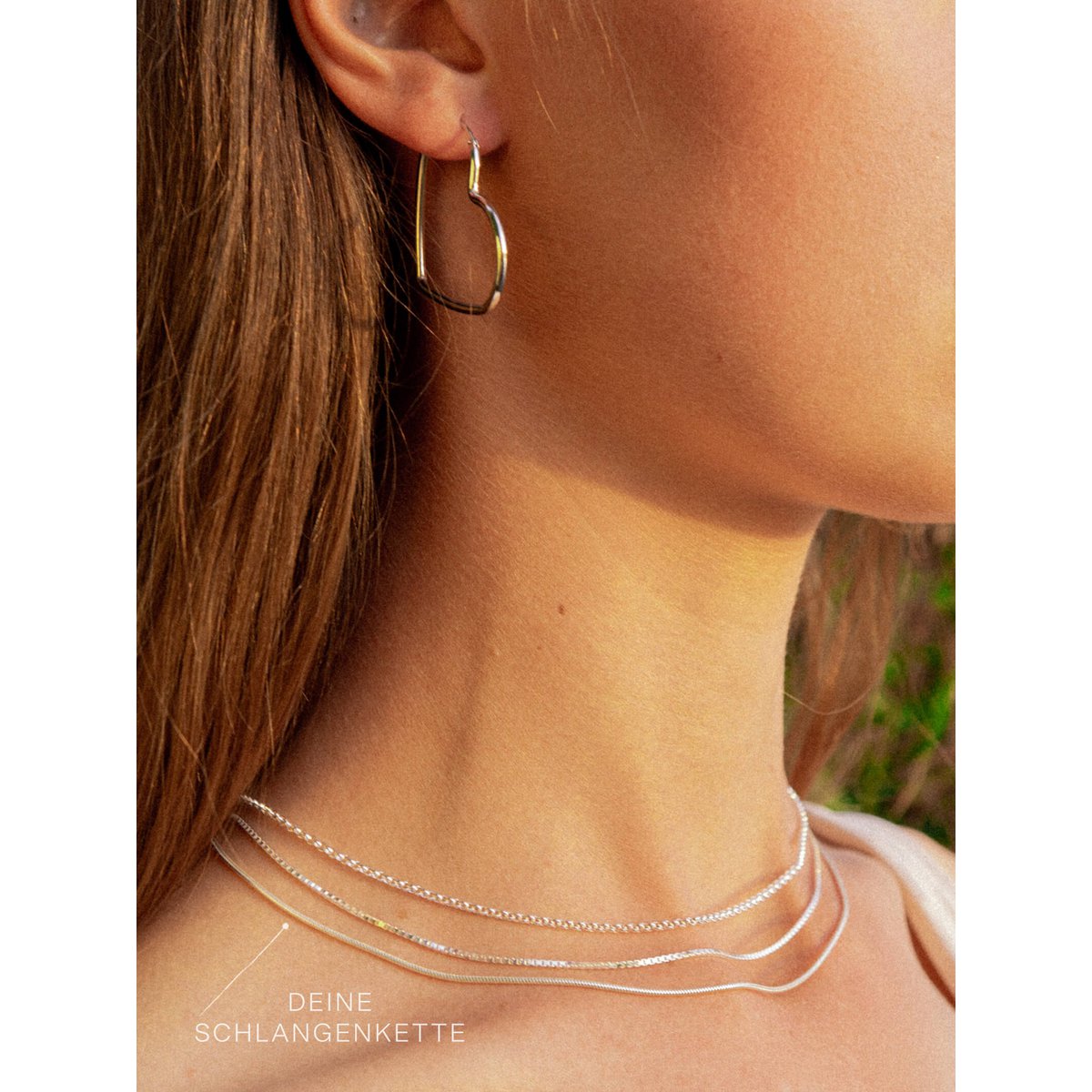 Catena serpente ETERNITY argento sottile
