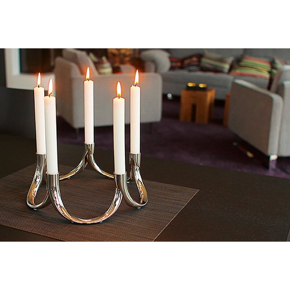 Bow 2 pcs candle holder