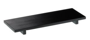 SUSHI TRAY ZWART RH 30X11X2,5 CM BAMBOE