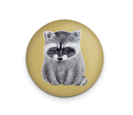 Deco magnet Racoon