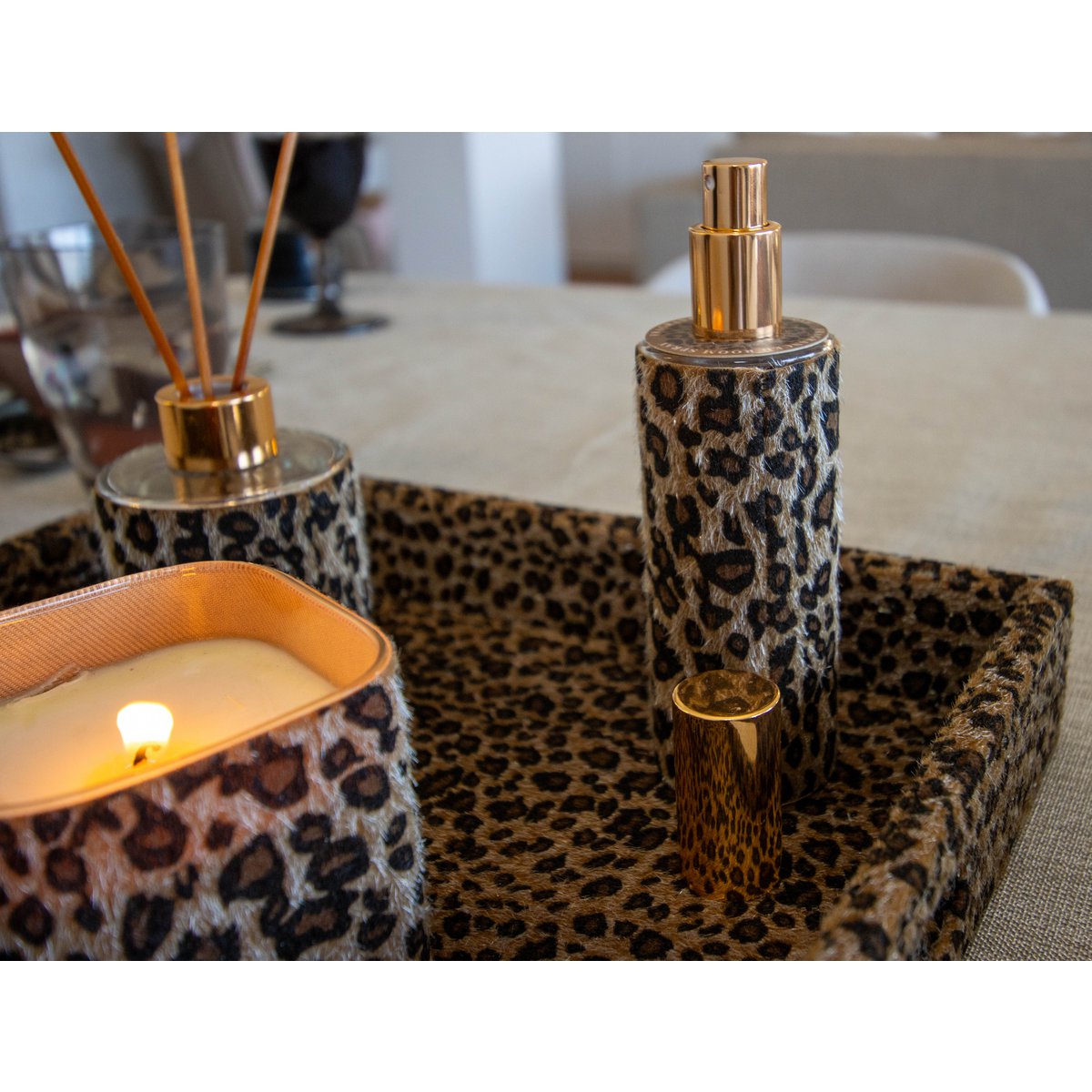 100ml leopard glass fragrance