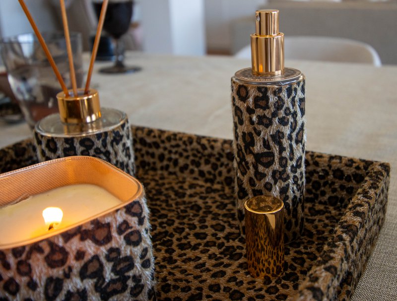 100ml leopard glass fragrance