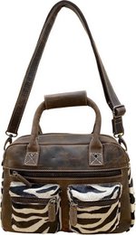 Brown Zebra Tas - Crossbody Ladies Bag im Cowboybag -Stil (Westsbag)