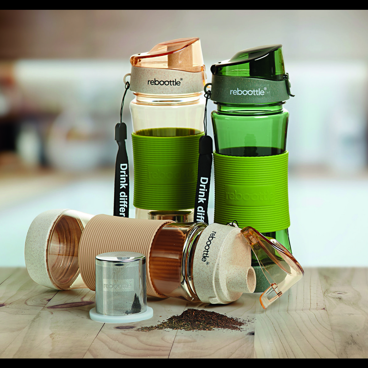 Flasche · TEA GREEN - Nachhaltige Trinkflasche