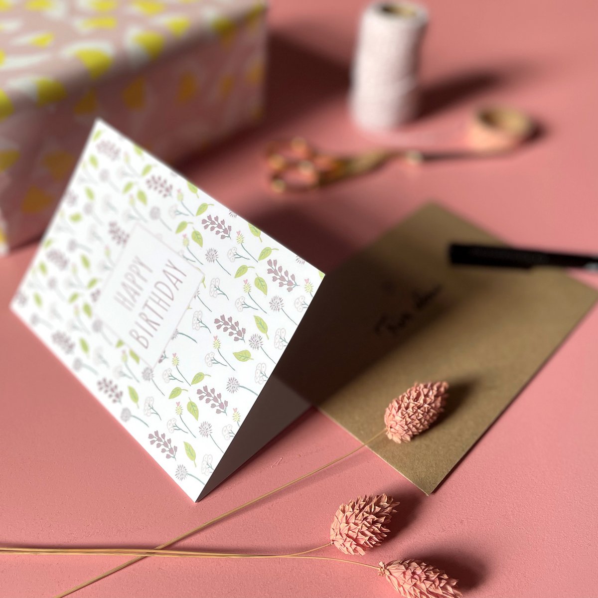 Folding card "Happy Birthday"