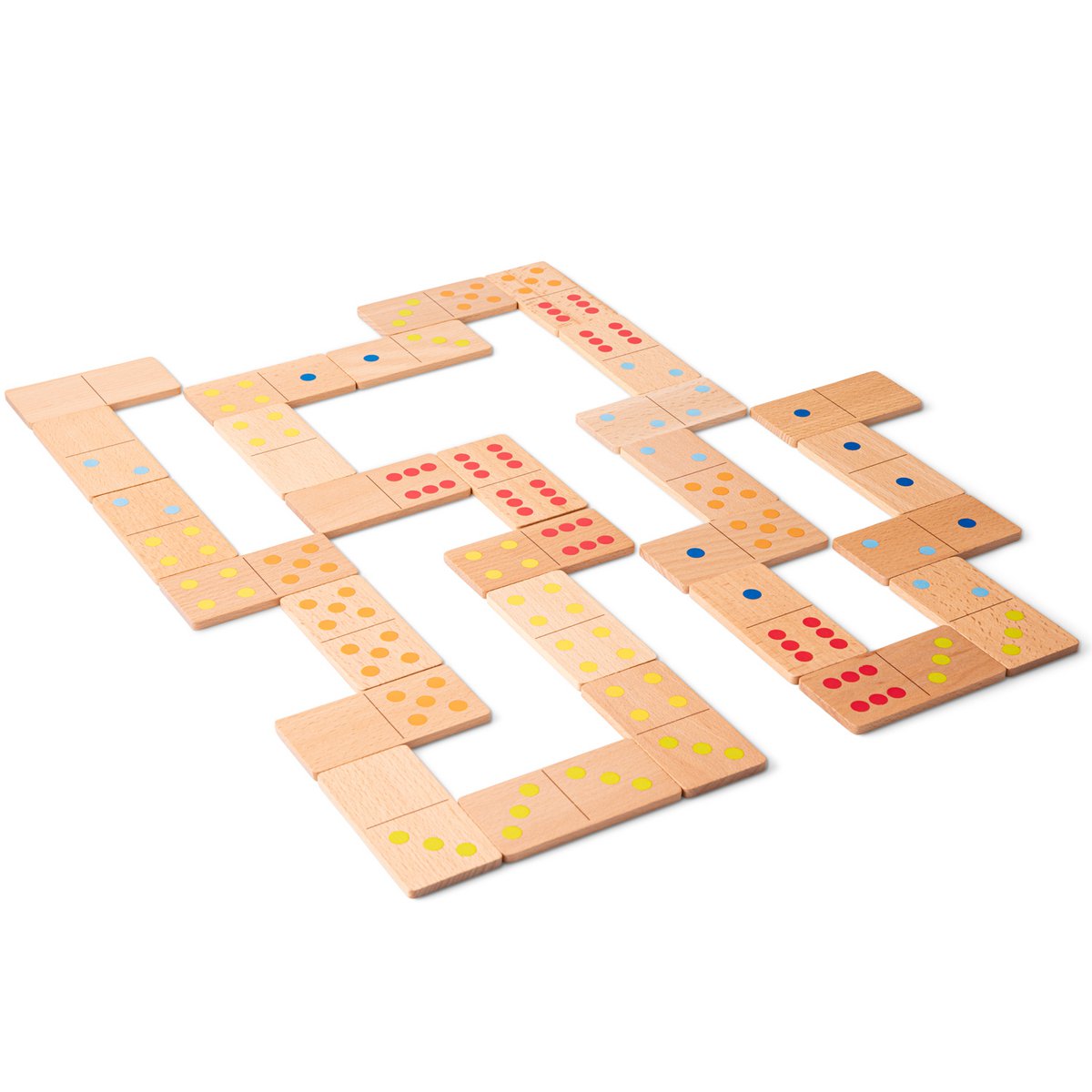 Houten Domino Spel met Voertuigen