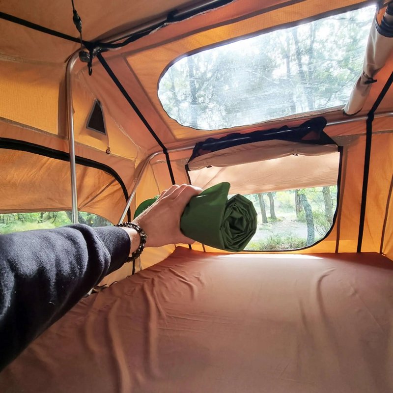 Inflatable Roof Tent Camping Mattress - Comfort & Space Saving