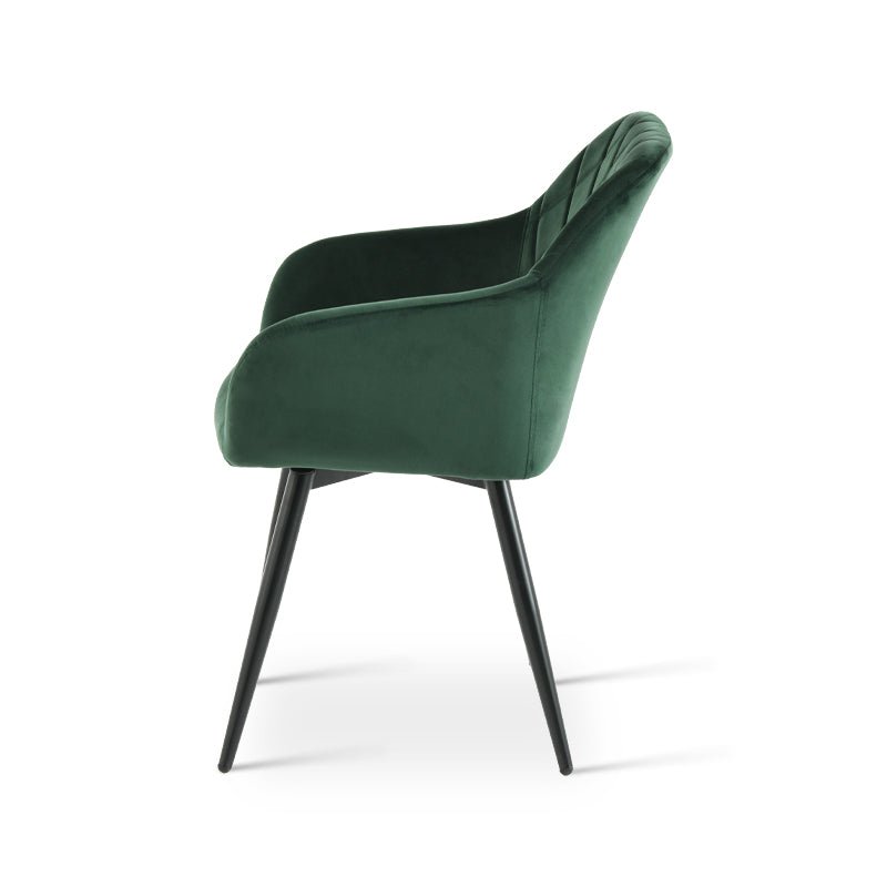 Fotel Frazer Diamond [zestaw 2 szt.] [aksamit] [podstawa obrotowa 360 stopni]