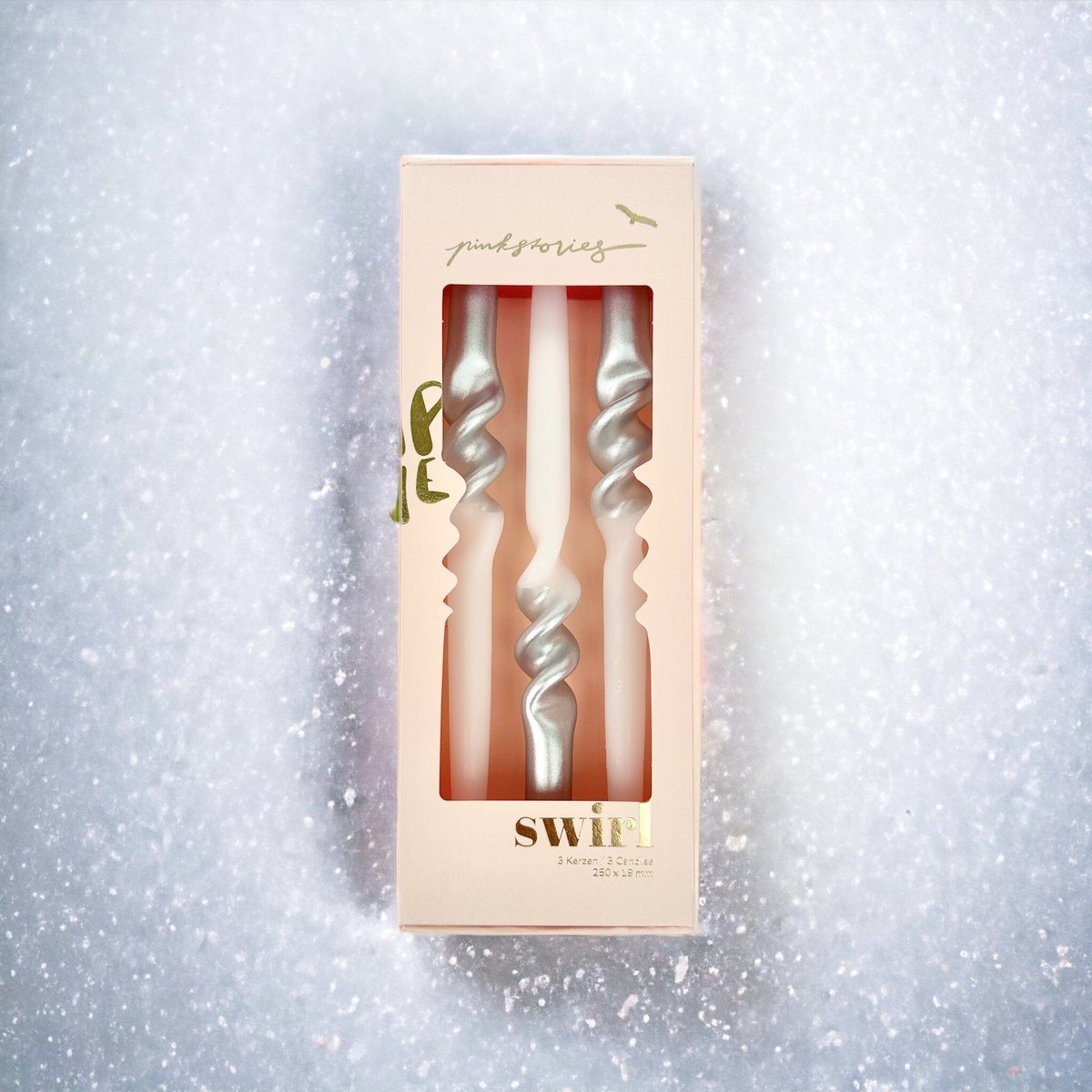 Dip Dye Swirl * Snowflake