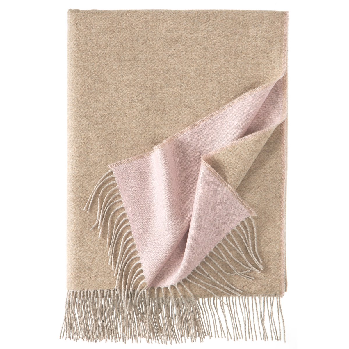 Plaid ALASSIO rosa-beige