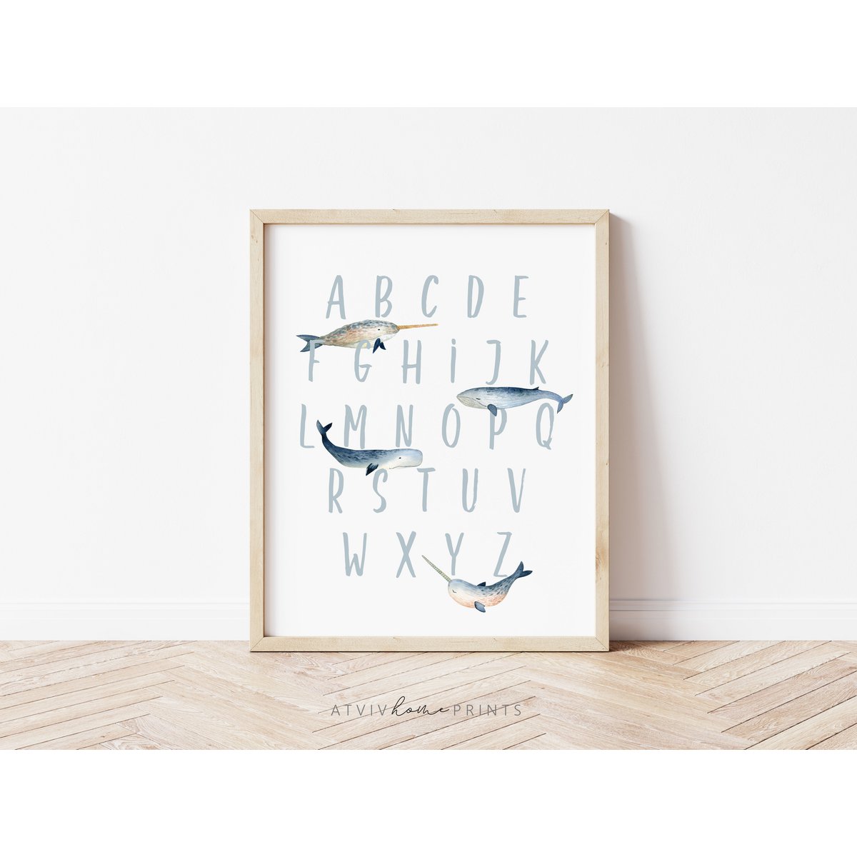 Ocean alphabet poster, nautical alphabet poster, kids alphabet poster, surf poster, surf decor, surf poster, ocean poster, nautical nursery print, surf print, nautical print, waves print, nursery wall art, nursery print, boys room, beach poster