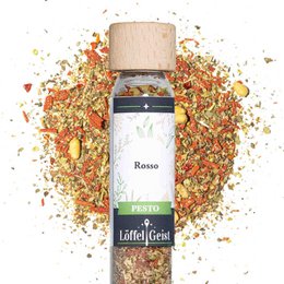 "Rosso Pesto spice blend, dried herbs and seeds mix, Italian seasoning, culinary spice jar"