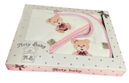 Ensemble serviette de bain et bavoir à capuche pour bébé
