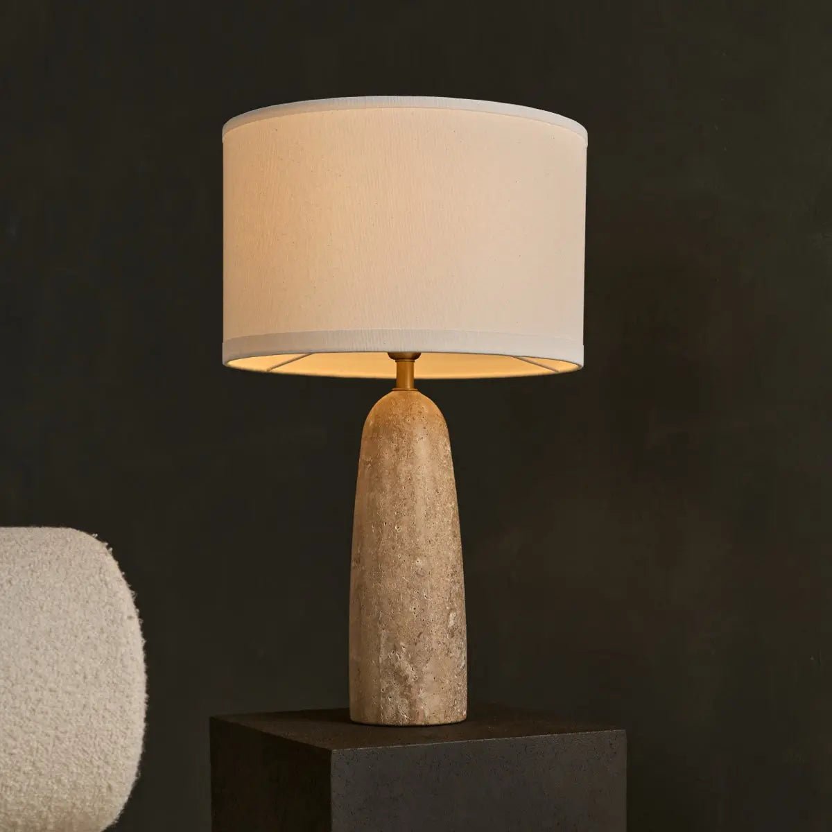 Isla Travertine Lamp
