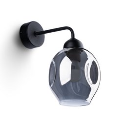 FILLAN 1 Schwarze Wandleuchte
