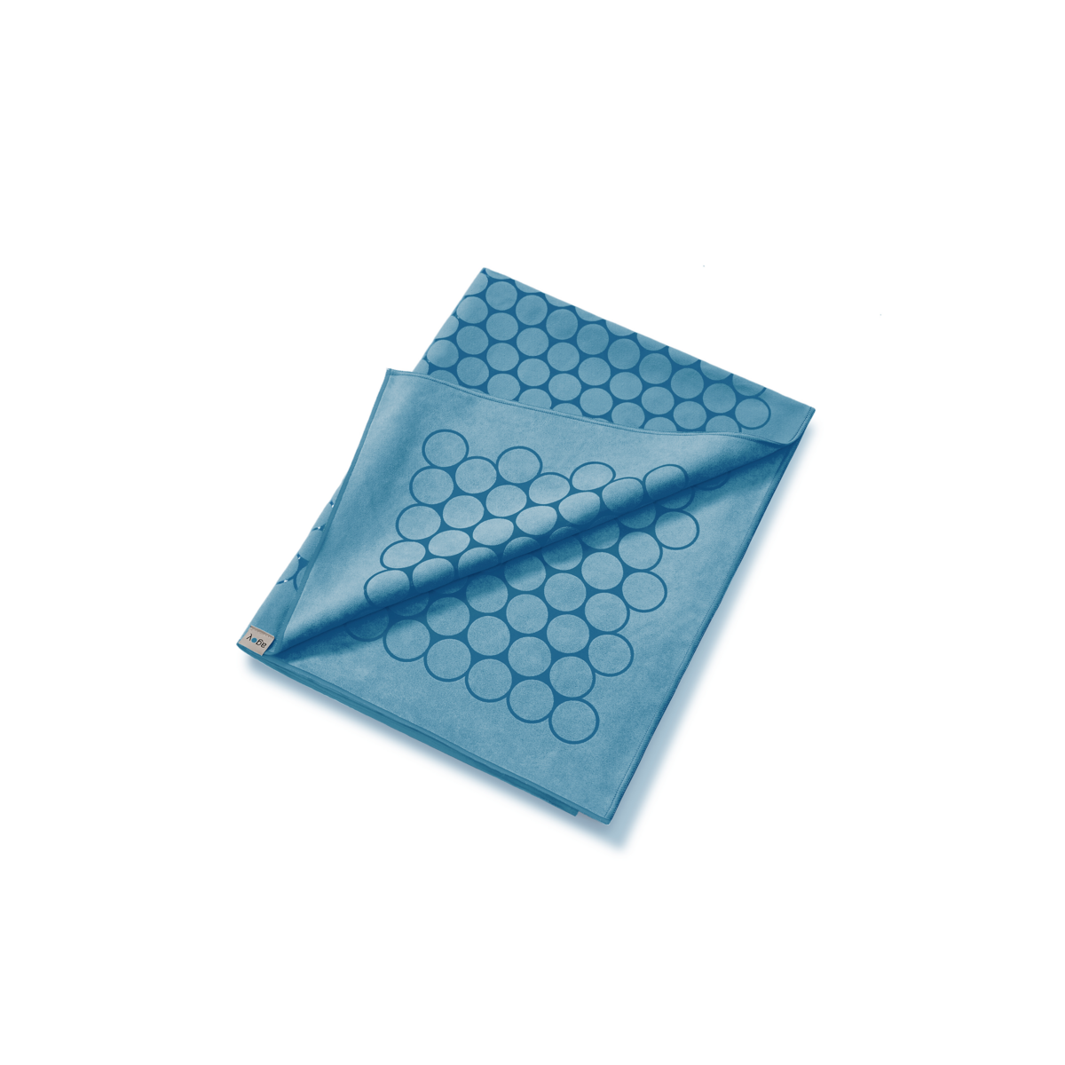 Gecko Touch Yoga Towel - Ocean Blue