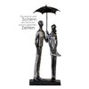Skulptur"Umbrella"Poly,ant.silber