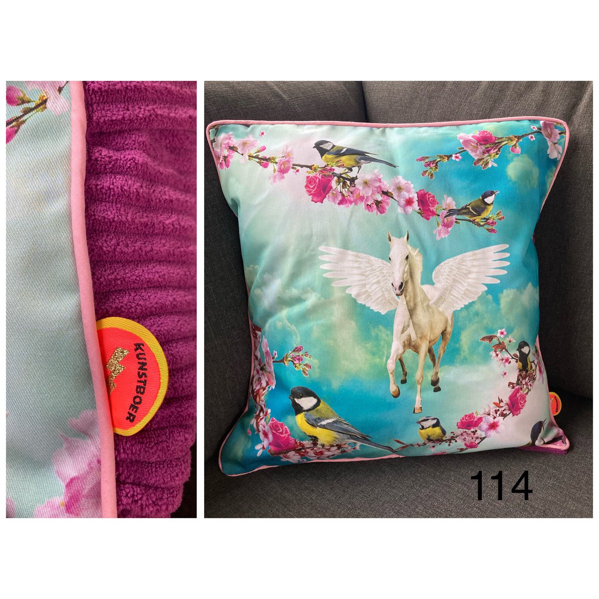 Housse de coussin 50x50cm - Pégase