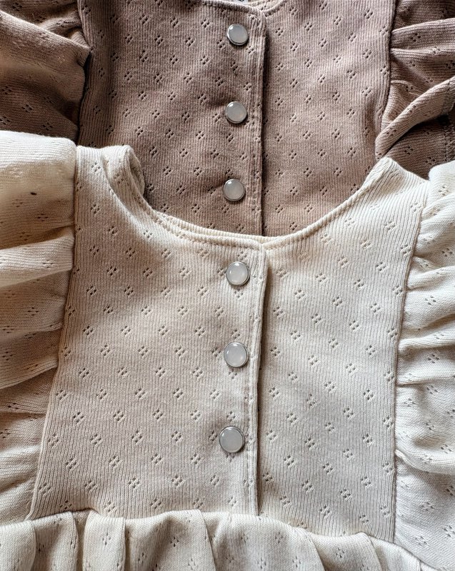 Body LM Pointelle dunkelbeige
