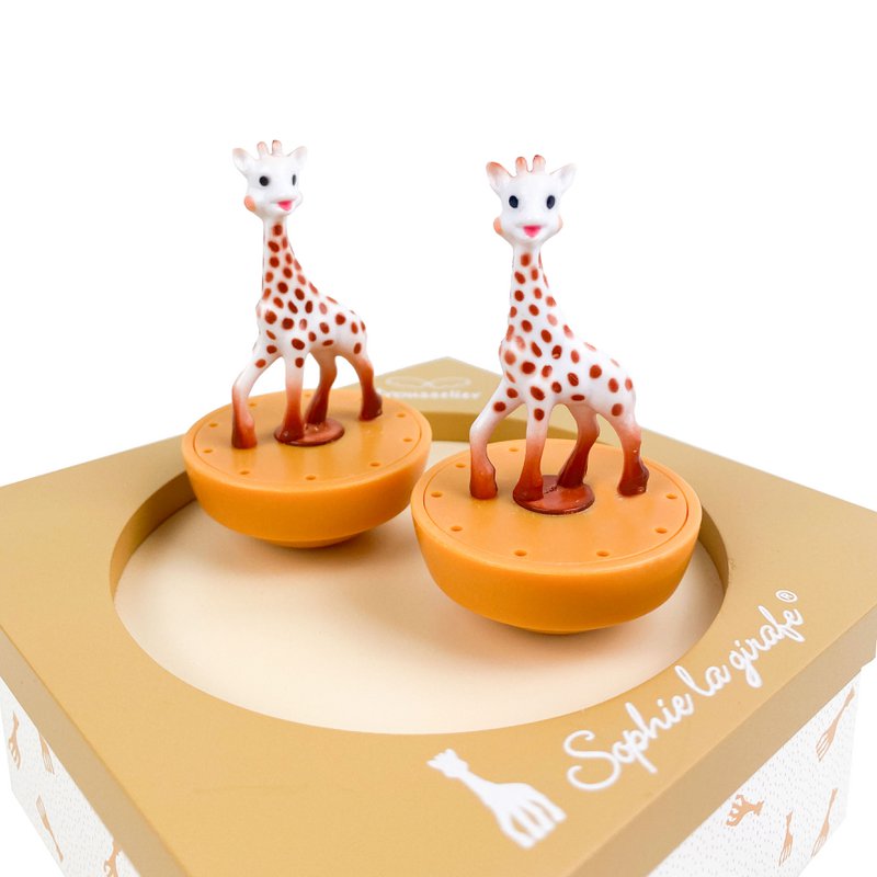 Sophie the giraffe music box - Caramel