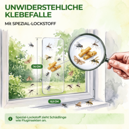 Vinduesfælde for flyvende insekter
