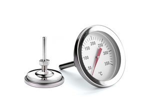 Grill thermometer up to 350 ° C, with screw bar