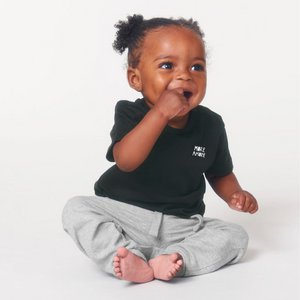Meer amore / zwart babyshirt