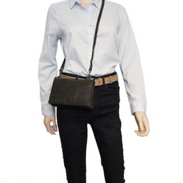Schultertasche in 3 Farben Büffelleder - Festivaltasche - Ledertasche Small - Umhängetasche für Damen Leder - Größe L