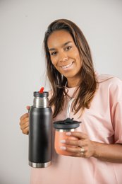 Yerba Mate Set Termolid DualFlow Pro - Sakura Pink | FN Mate®