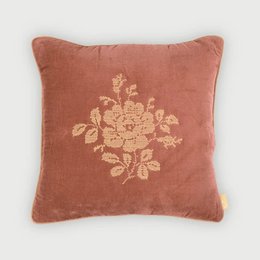 Kussenhoes | Camellia Rabarber Cross Stitch Kussenhoes van Sanctuary Living