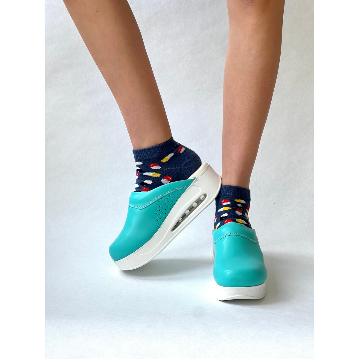 Airmeds clogs plain blue