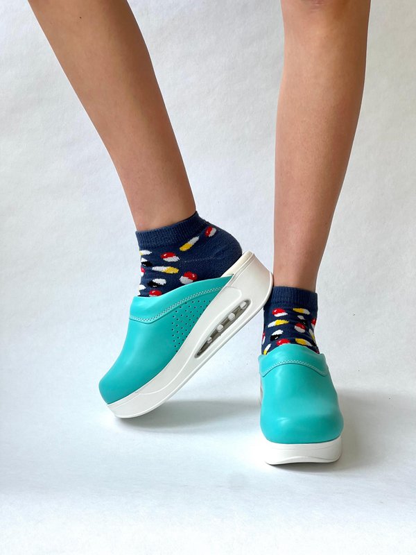 Airmeds clogs plain blue