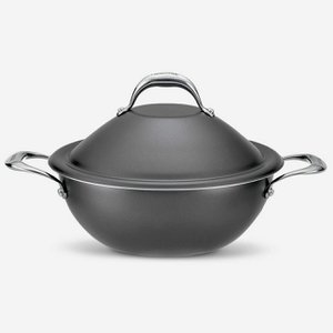 Invictum-VapSì Wok 24 cm. 2 stainless steel handle