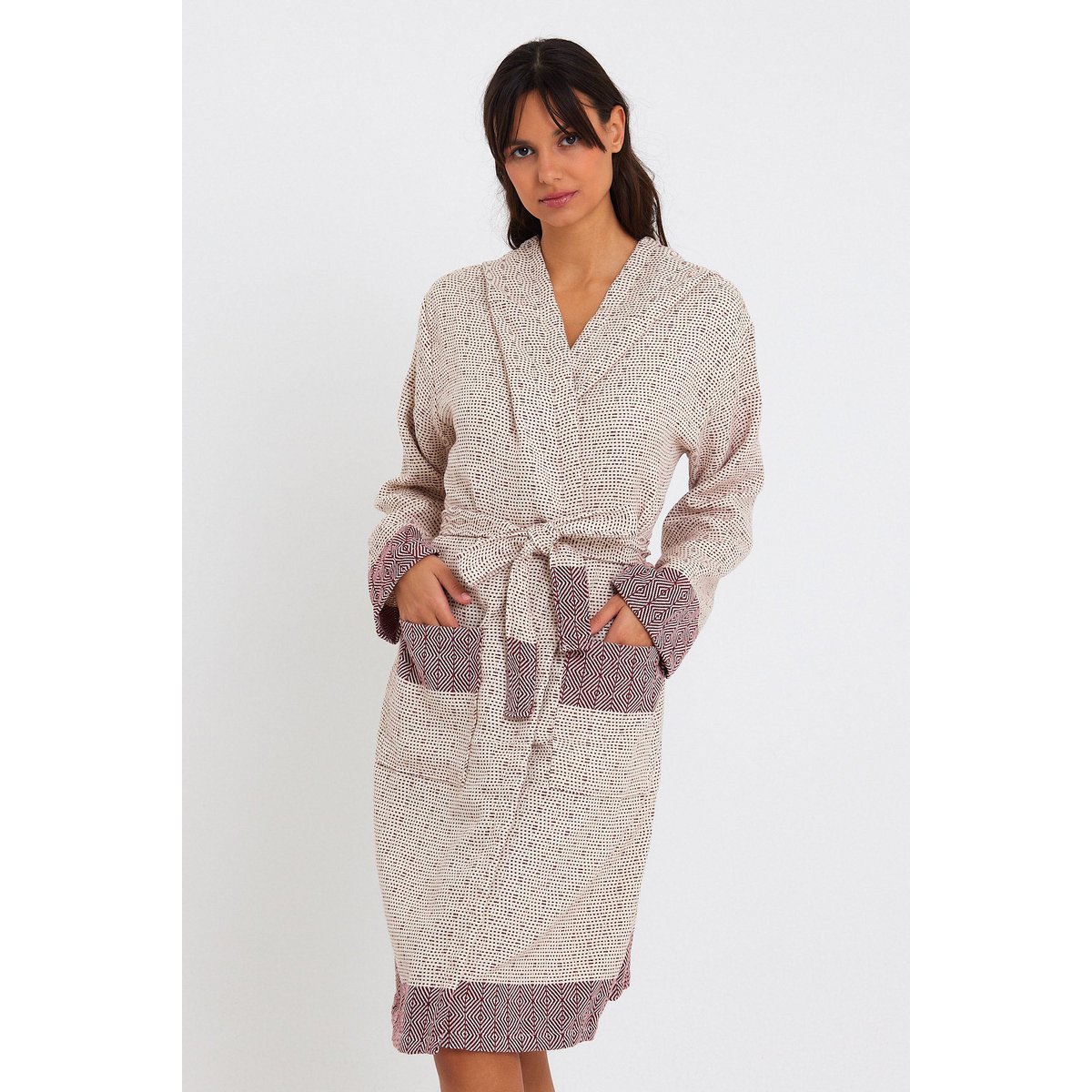 Tuval Bathrobe - Bordeaux